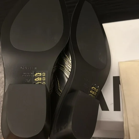 Ganni cowgirl clogs mules size 37/7‎ - Picture 4 of 7